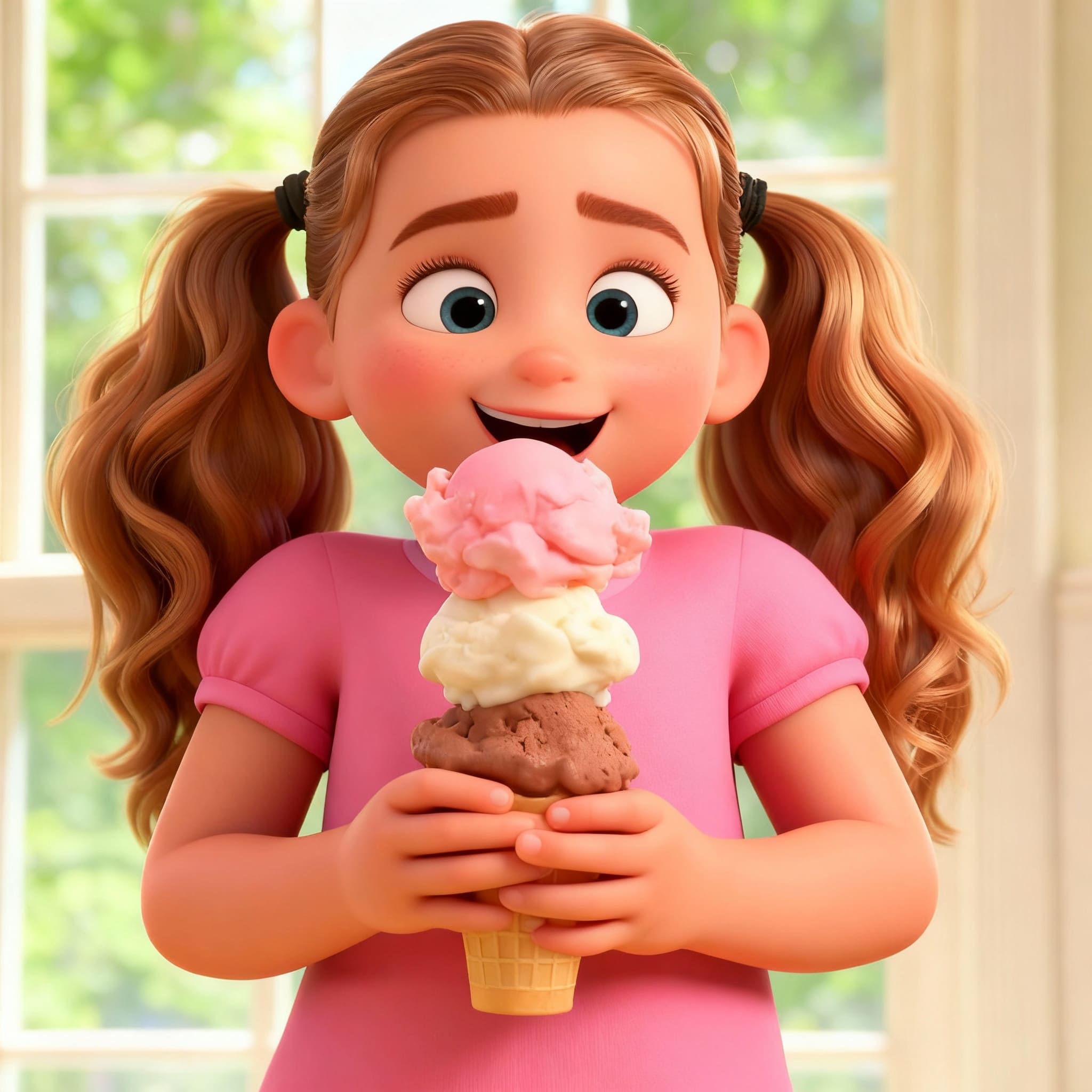 Disney style family portrait generator