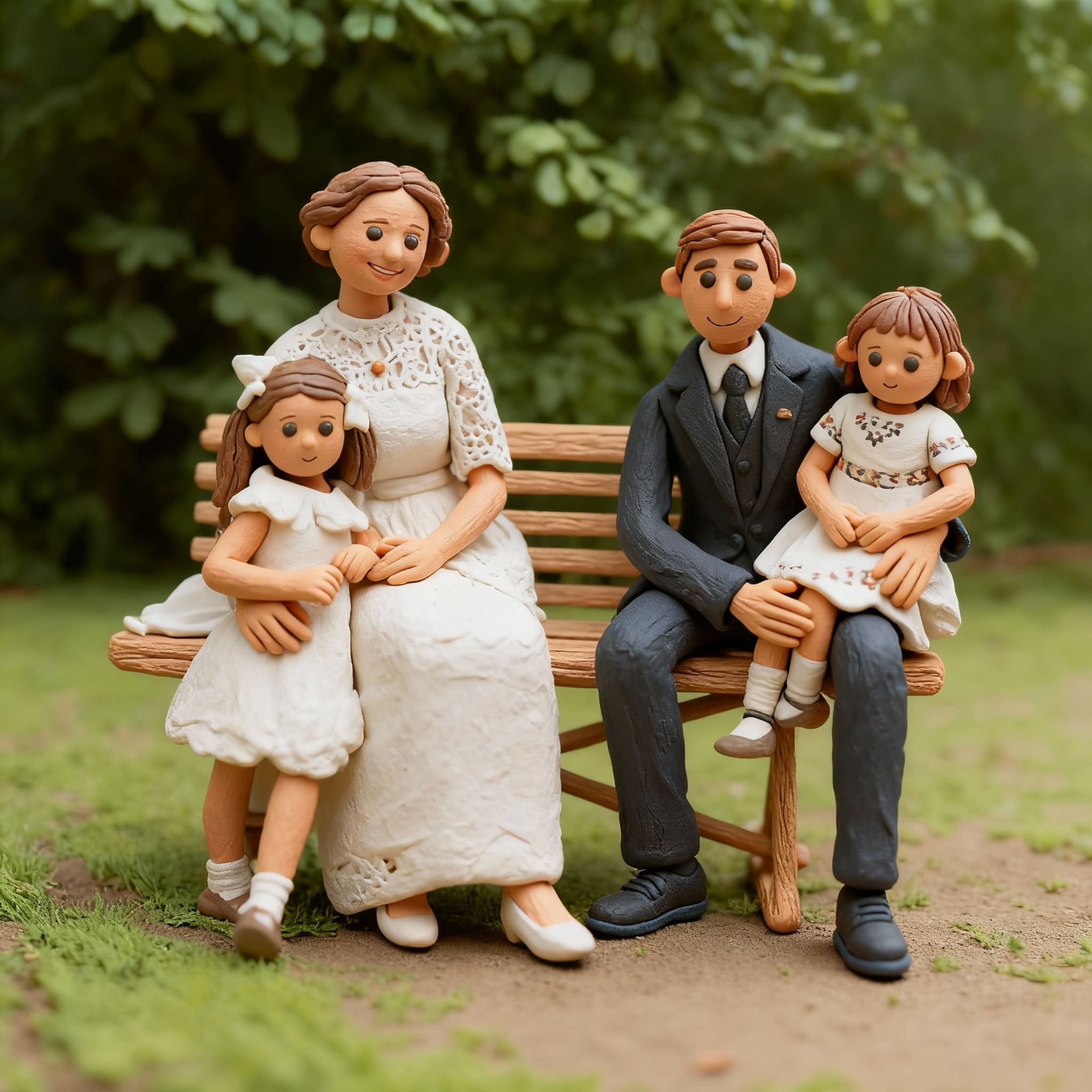 Claymation style digital card