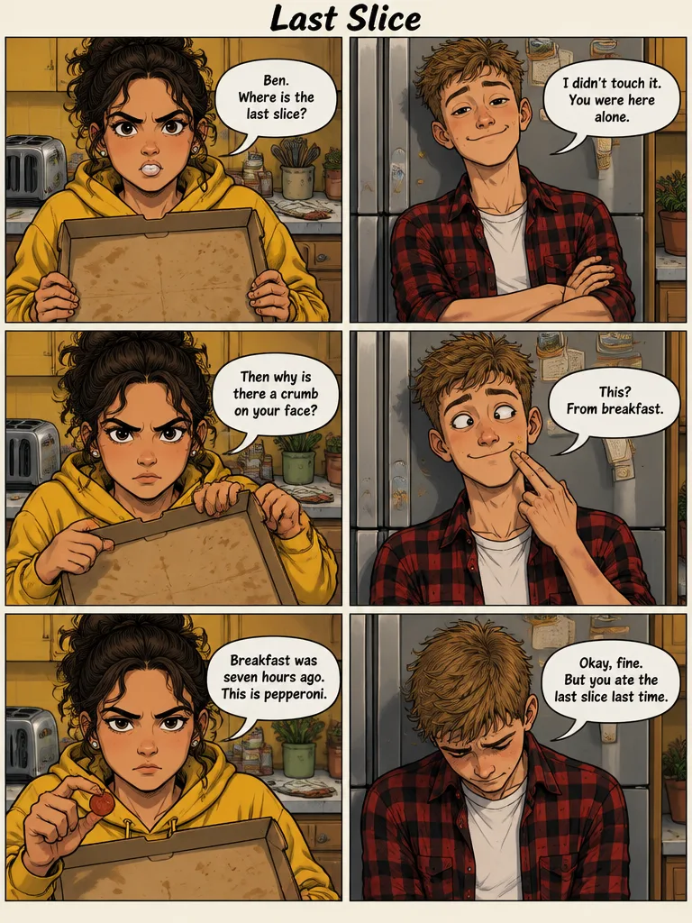 AI Comic Storyboard Maker — Turn a story idea into a finished one-page comic in a page layout you pick.