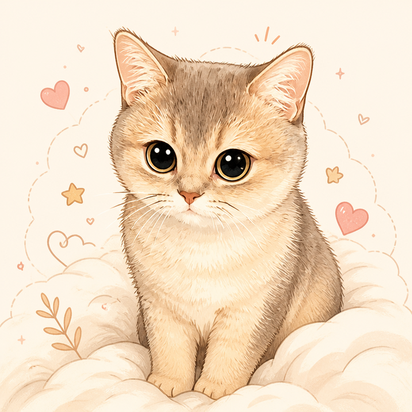 Portrait transformed into a cute kawaii doodle avatar