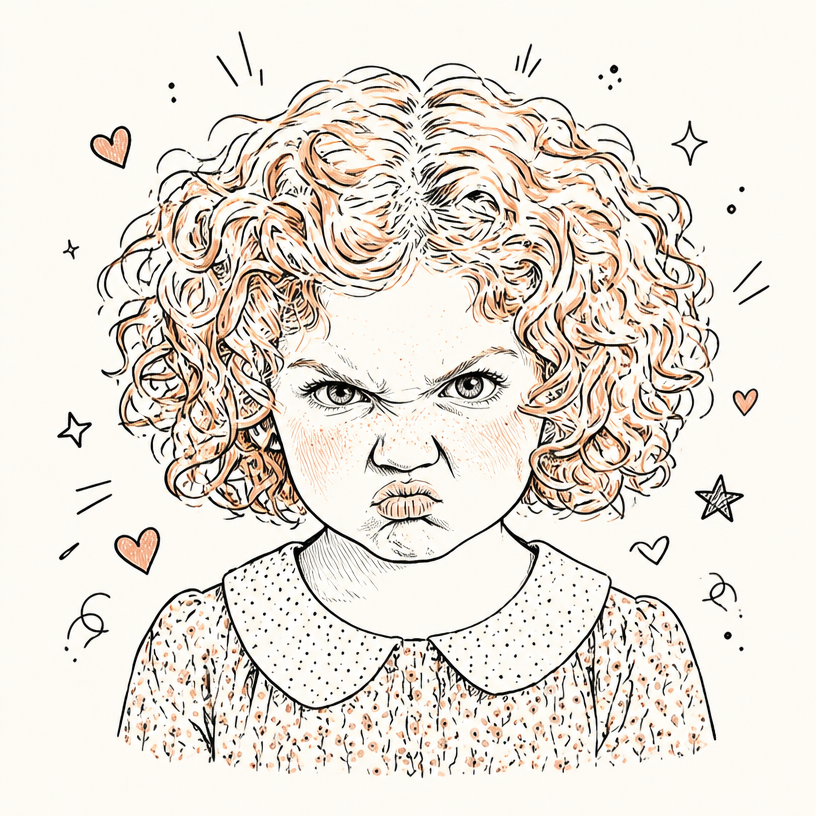 Minimal line doodle avatar generated from a portrait