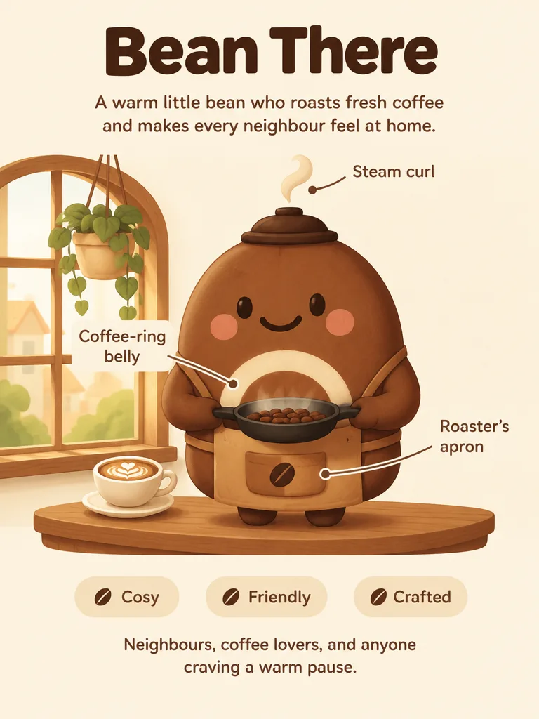 AI Mascot Designer — Design a brand mascot and its design cards — positioning, turnaround, stickers, merch and more.