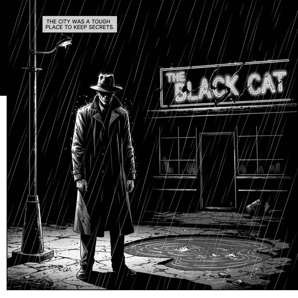 Example of AI generated comic panel
