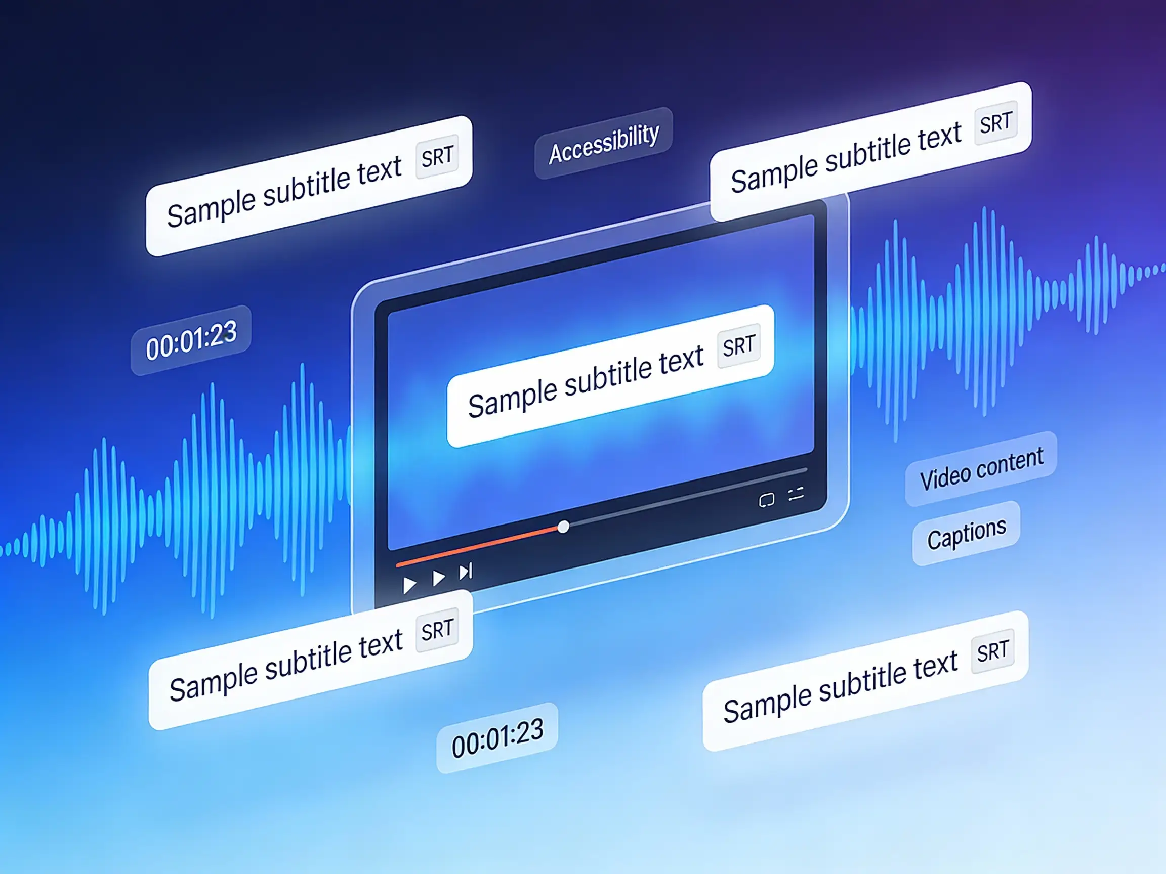 How to Convert Audio to SRT Subtitles Free with 1bit AI