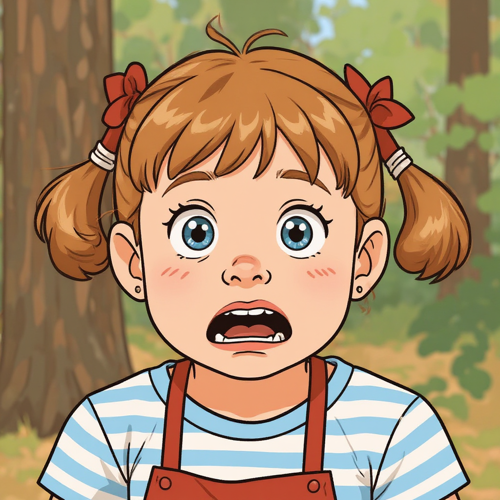 Cartoon Style Example - Same Character Different Scenes 2