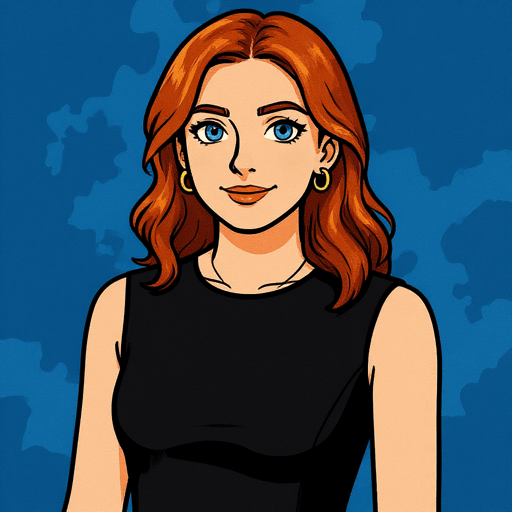 Real photo vs 1bit AI cartoon result