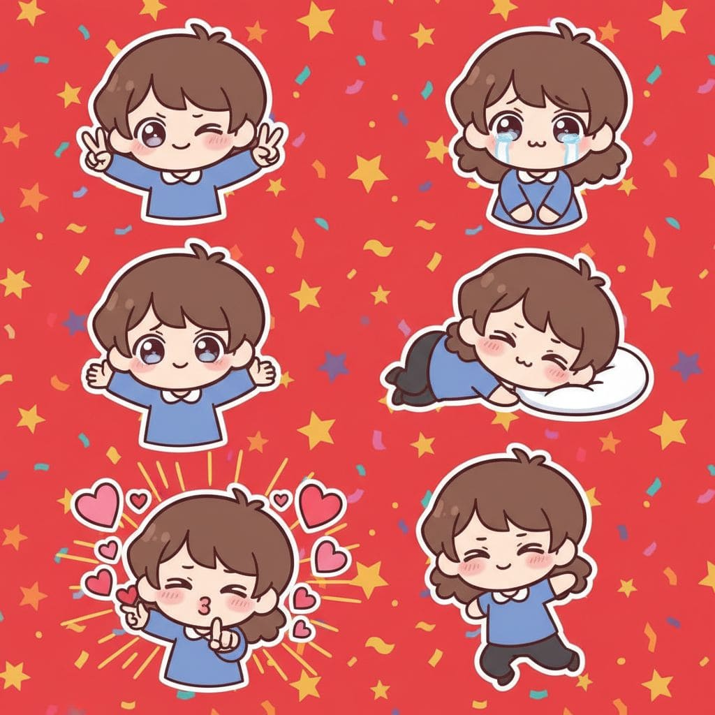 Chibi Emoji Sticker demo
