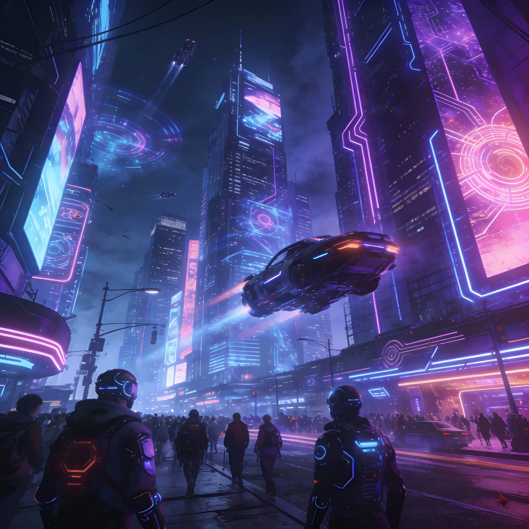 Generate unique social media visuals from text prompts