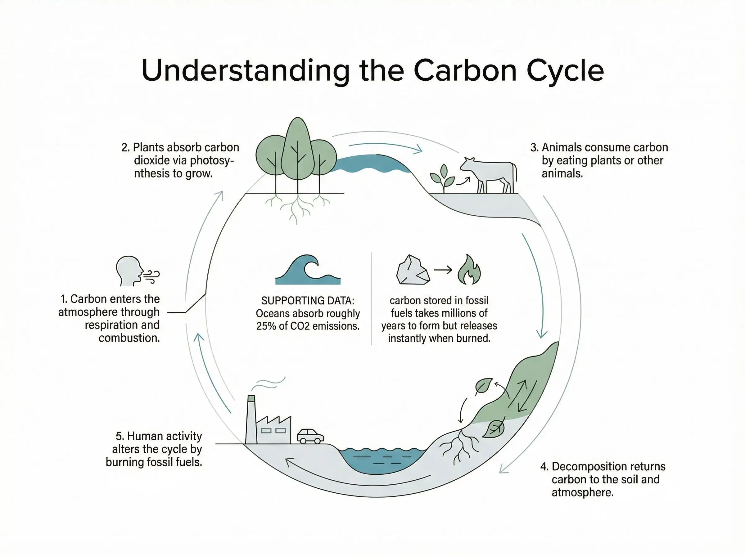 The Carbon Cycle Diagram