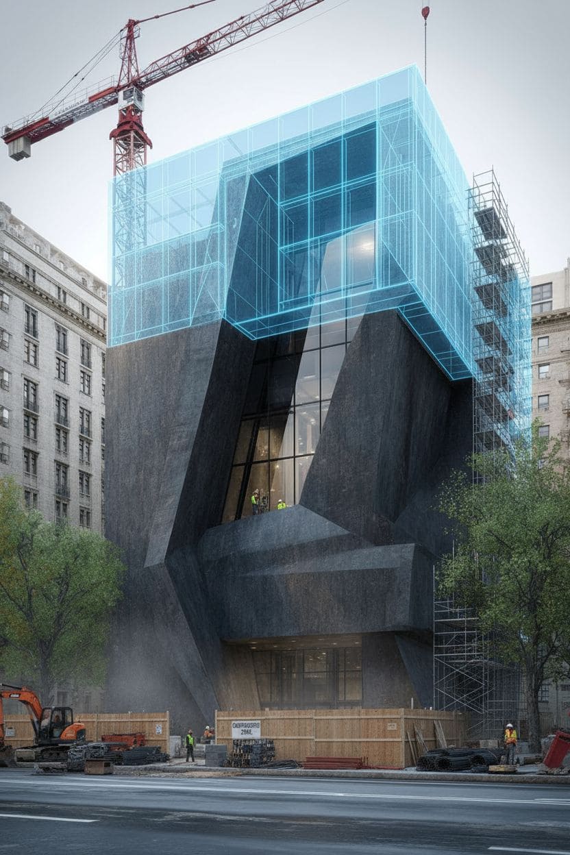 Construction site visualization