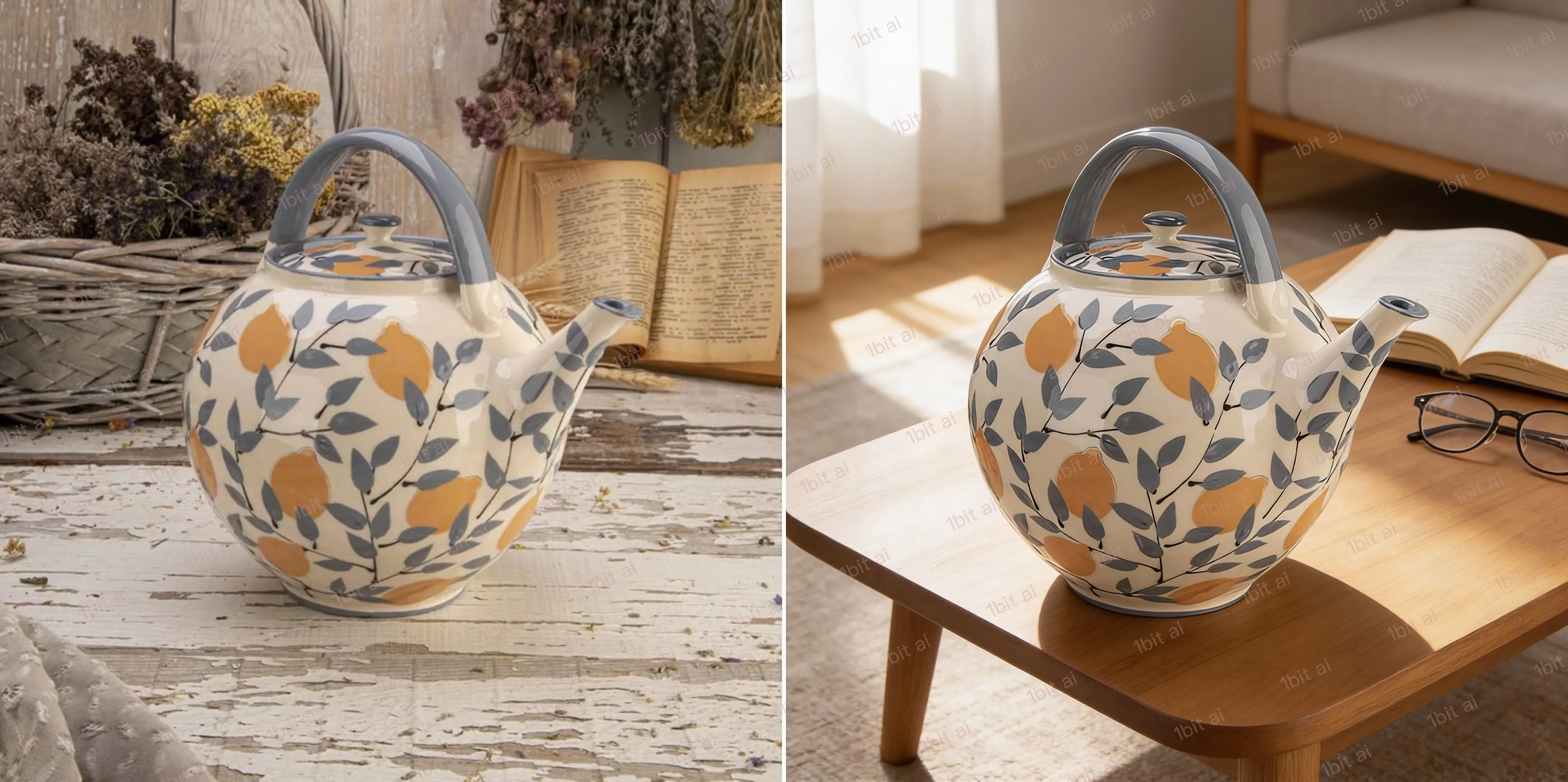 AI Product Background Change Teapot