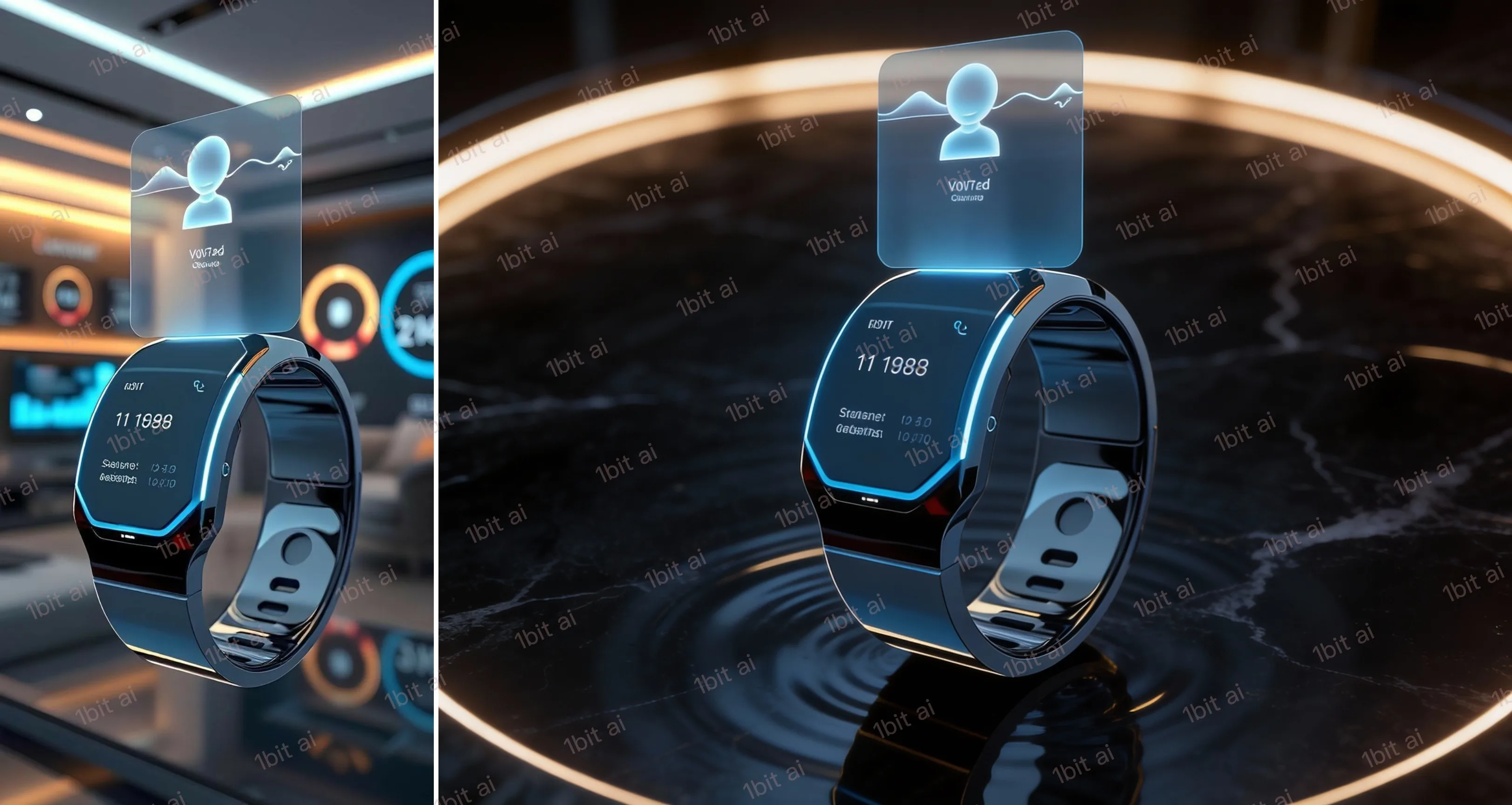 AI Luxury Watch Background