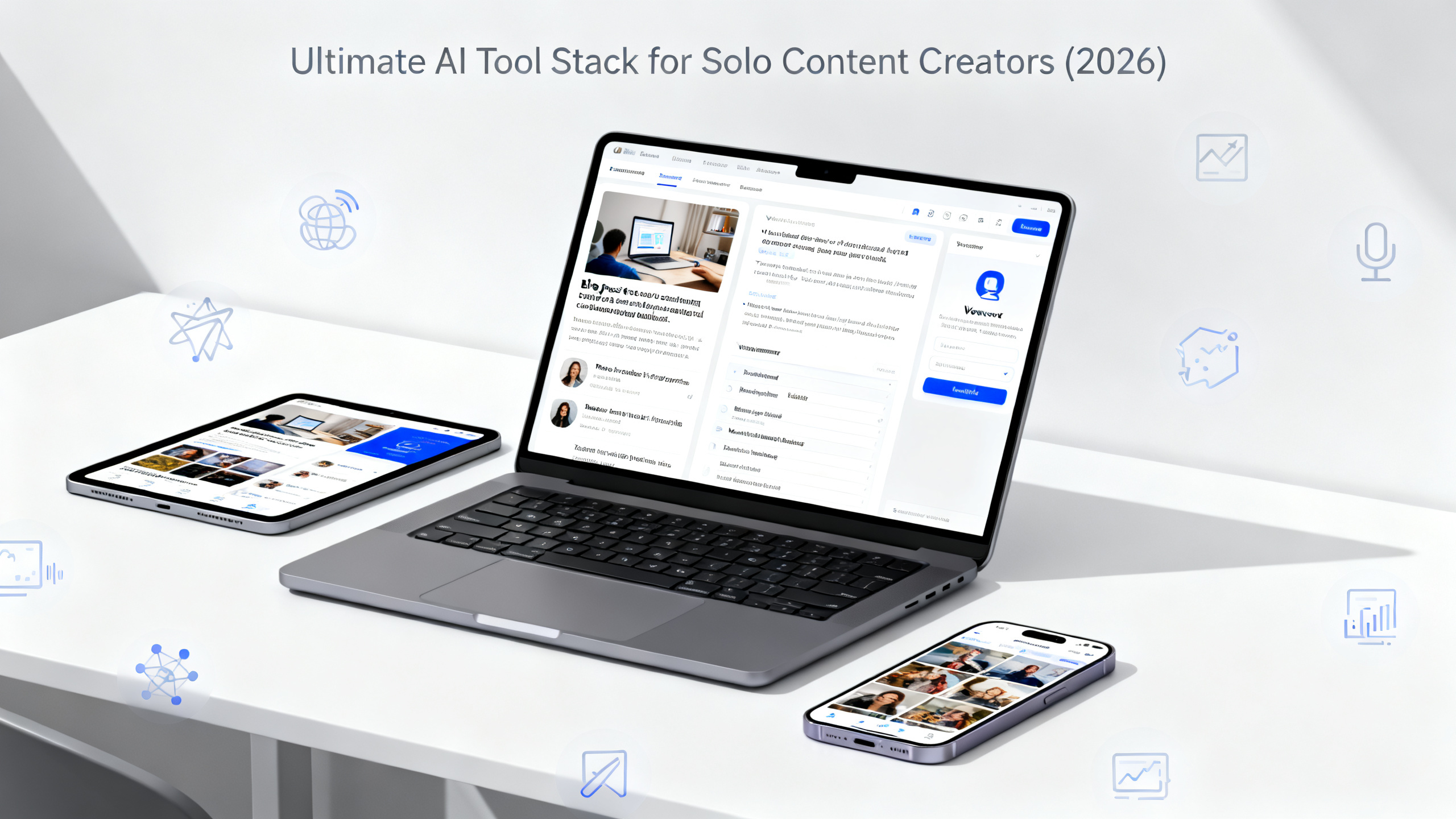 Ultimate AI Tool Stack for Solo Content Creators (2026)