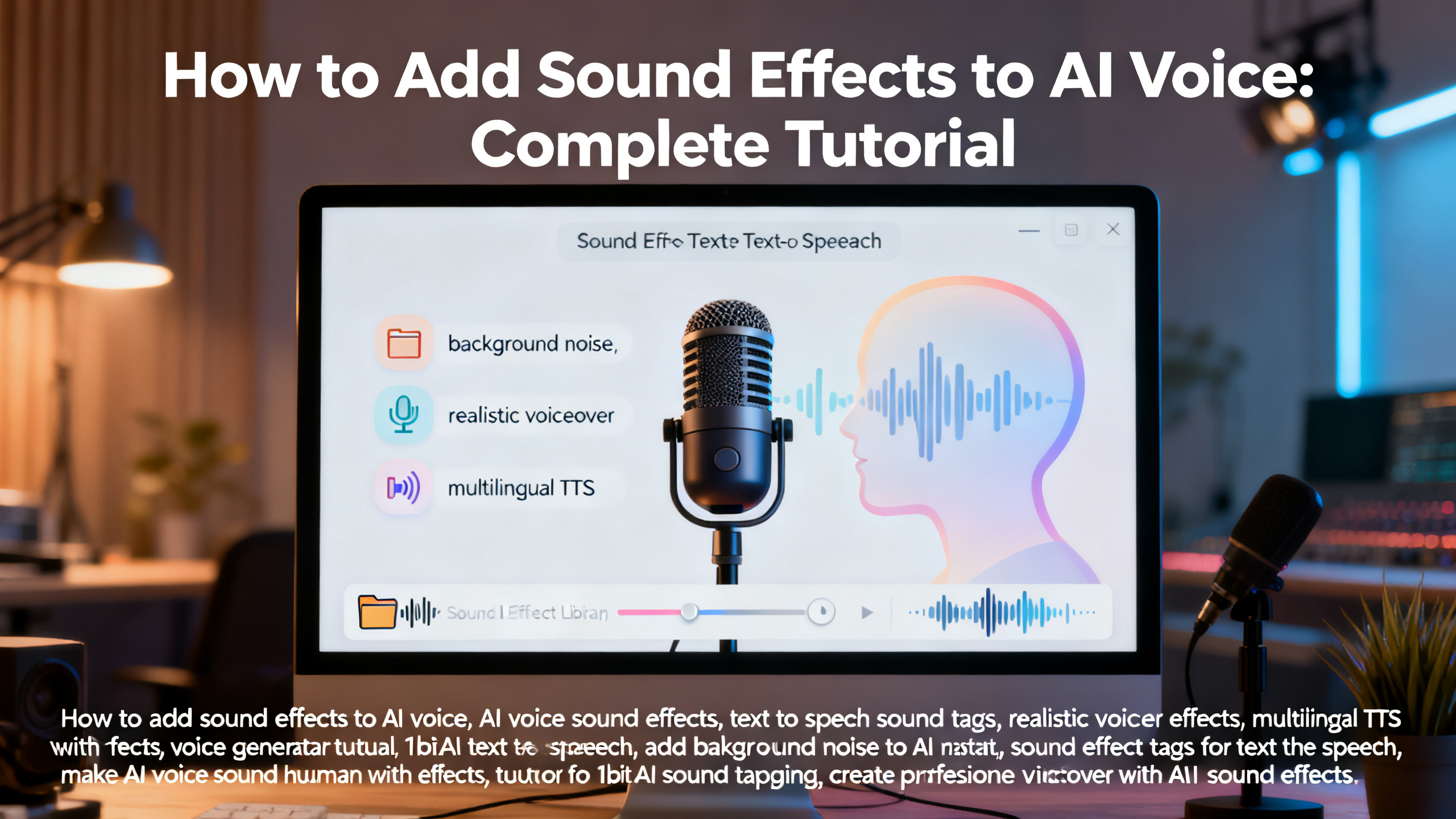 How to Add Sound Effects to AI Voice: Complete Tutorial