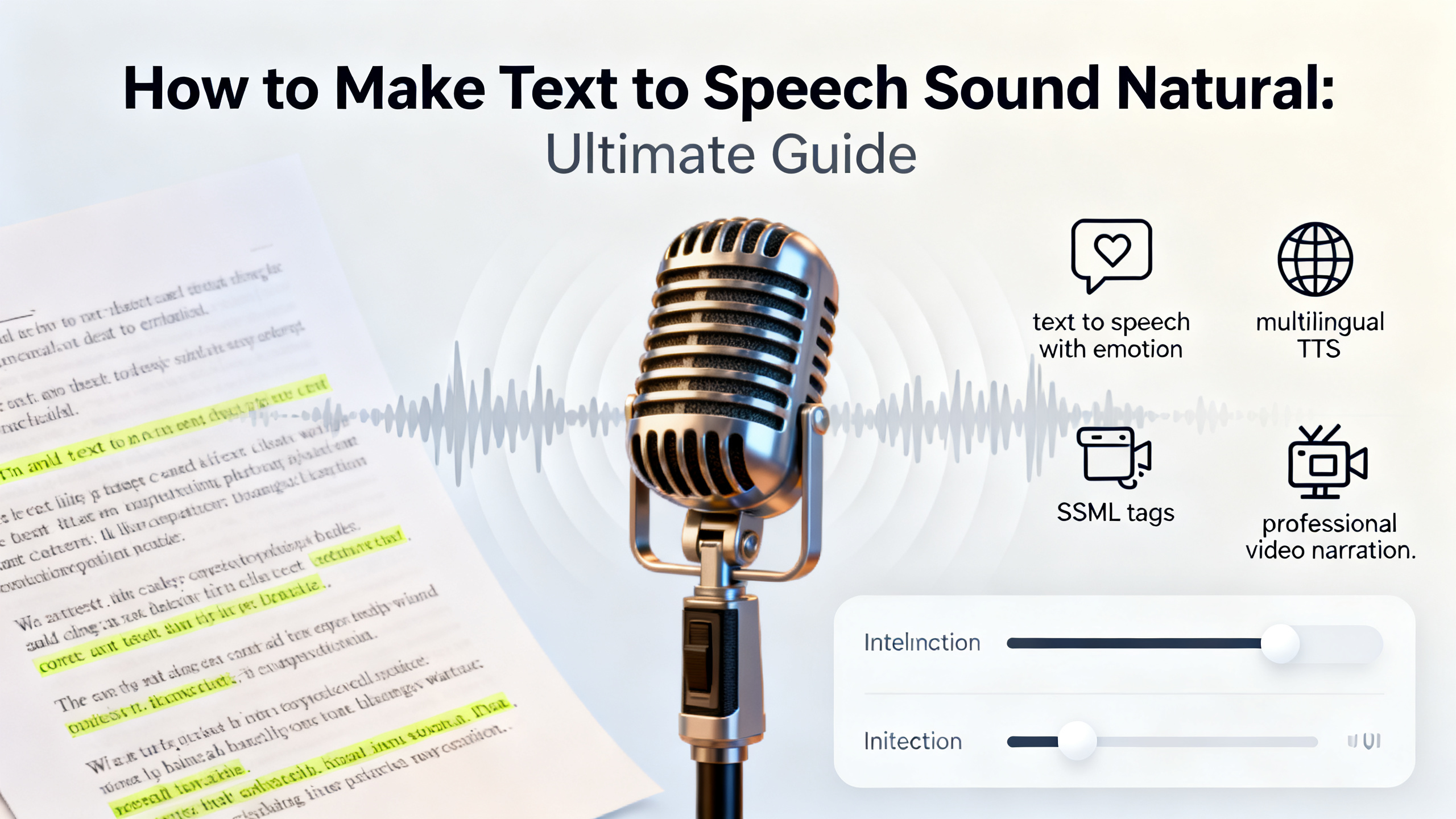 How to Make Text to Speech Sound Natural: Ultimate Guide