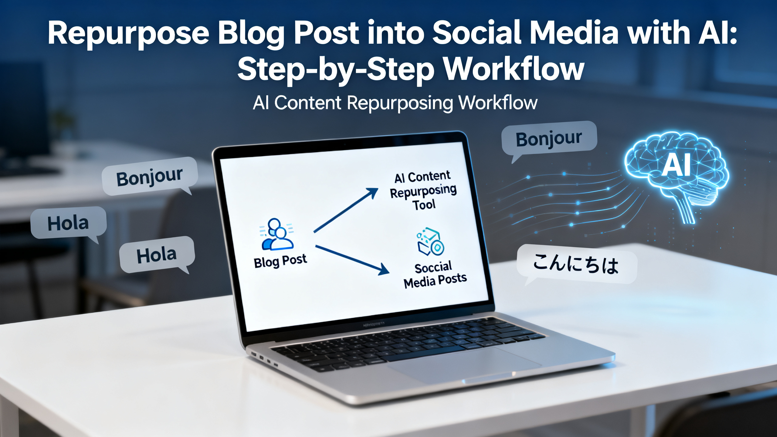 Repurpose Blog Post into Social Media with AI: Step-by-Step Workflow