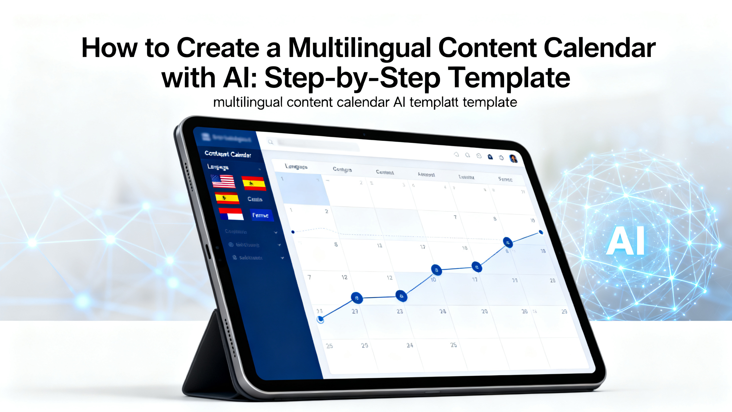Create a Multilingual Content Calendar with AI: Step-by-Step Template