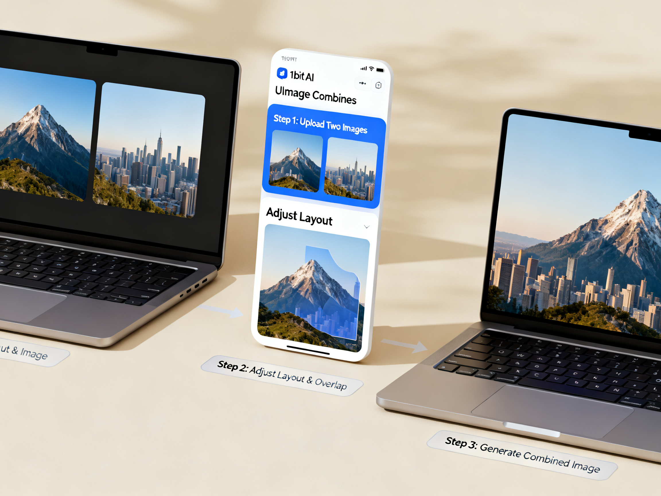 Combine Two Images into One with AI: Step-by-Step Tutorial tutorial demo image