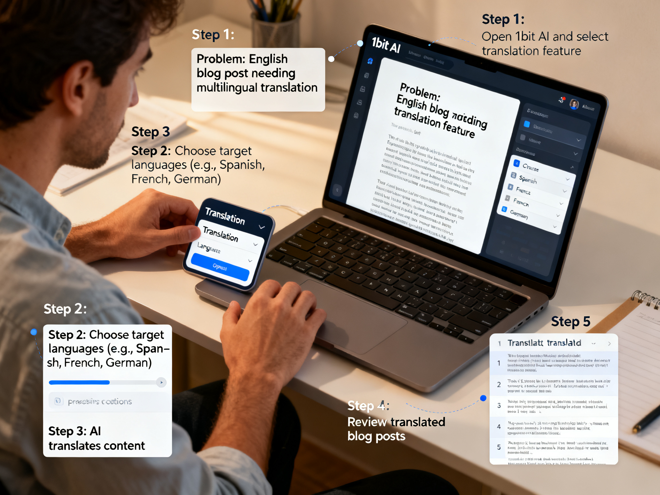 How to Set Up an AI Workflow for Multilingual Blog Post Translation tutorial demo image