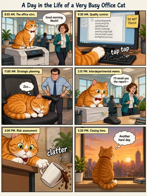 Comic Page Maker example: Office comedy