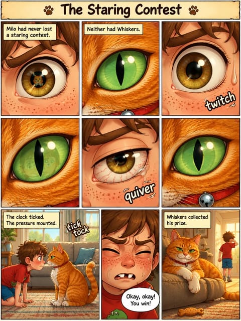 Comic Page Maker example: Close-up comedy