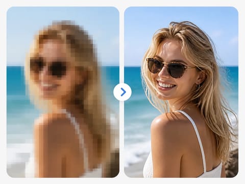 PhotoMend example: Remove mosaic
