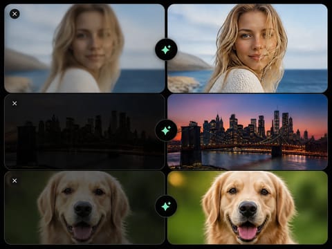 PhotoMend example: Batch enhance