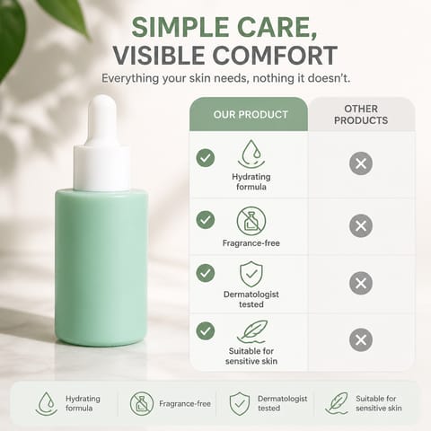 ProductShot example: Feature comparison infographic