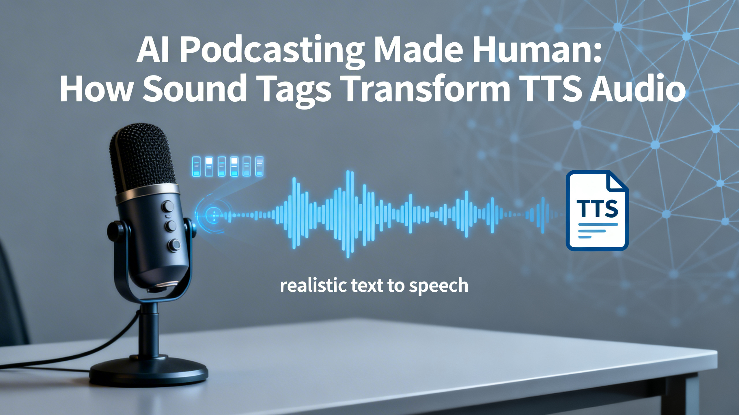 Realistic Text to Speech: How Sound Tags Make AI Voices Human