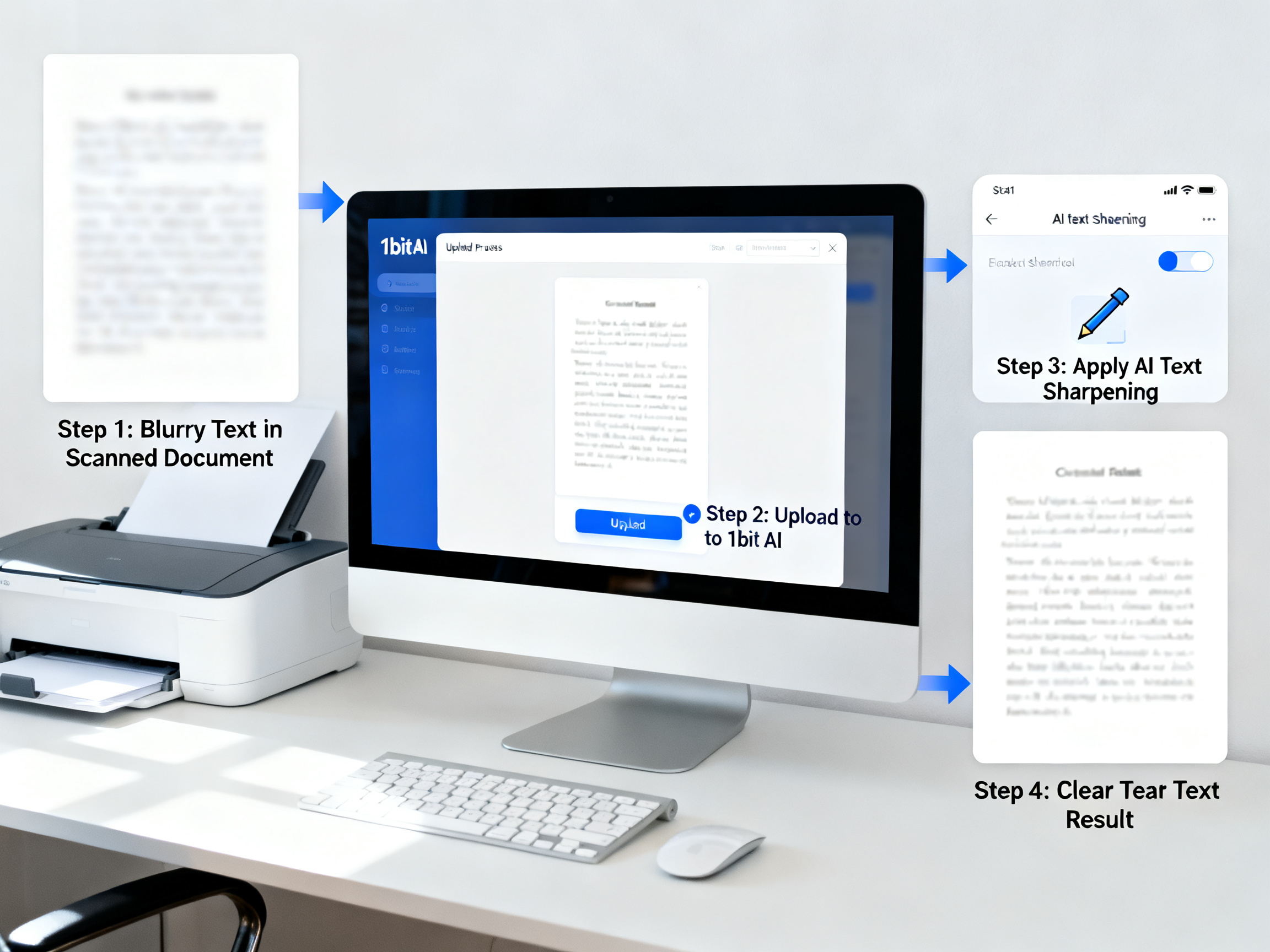 How to Fix Blurry Text in Images Using AI (Step-by-Step Guide) tutorial demo image