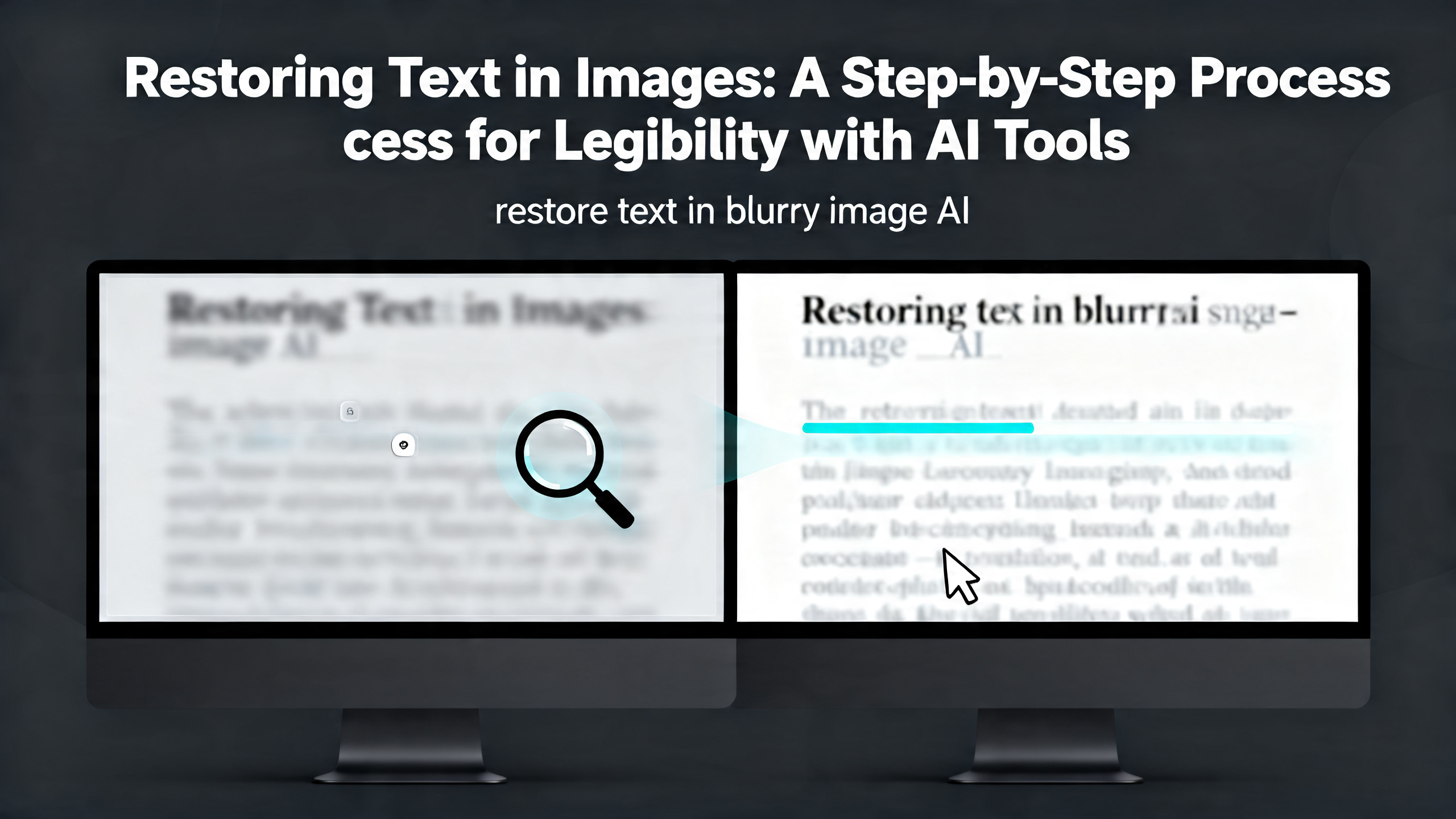Restore Text in Blurry Images: AI Step-by-Step Guide